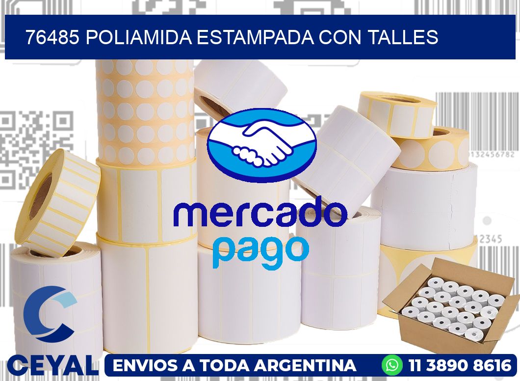 76485 POLIAMIDA ESTAMPADA CON TALLES