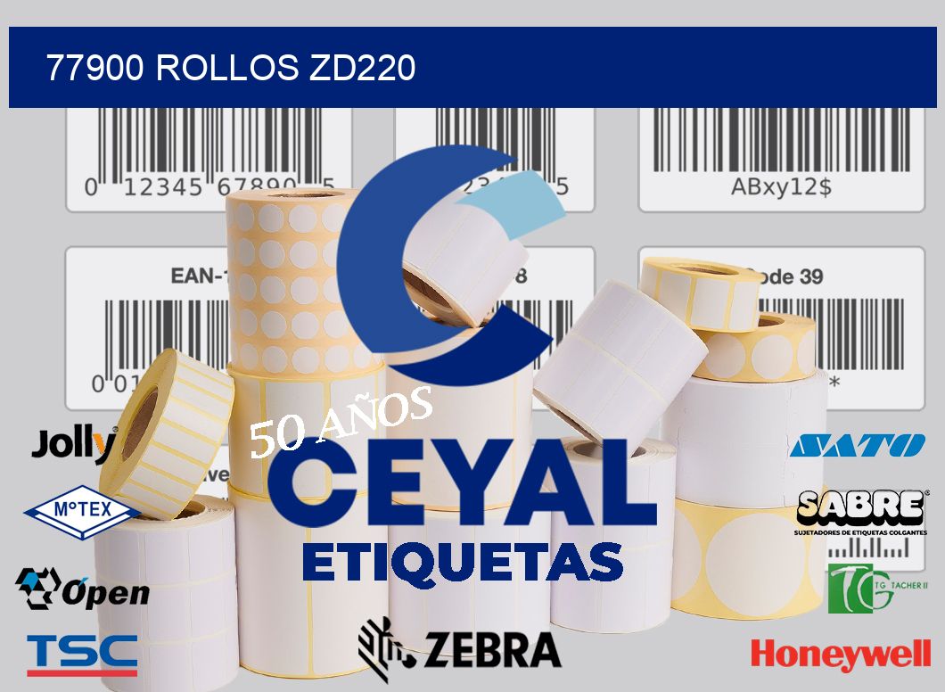 77900 ROLLOS ZD220