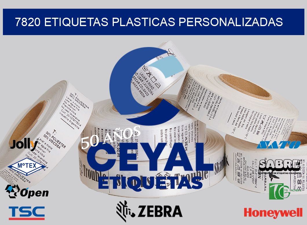 7820 ETIQUETAS PLASTICAS PERSONALIZADAS