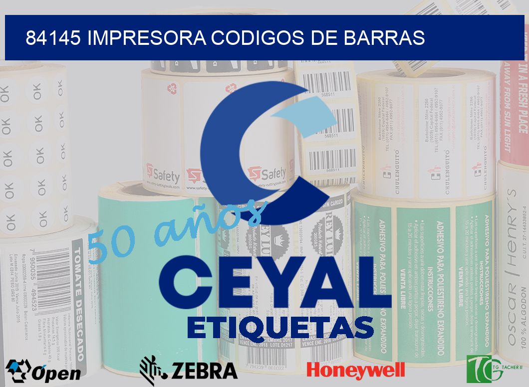 84145 impresora codigos de barras