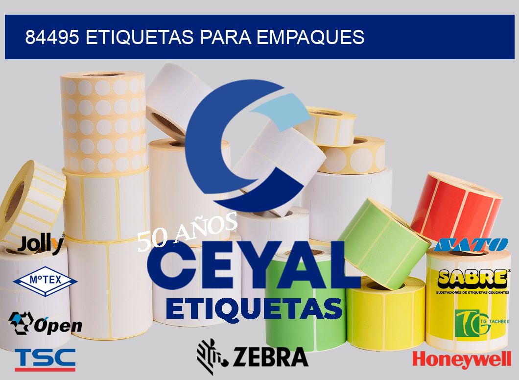 84495 ETIQUETAS PARA EMPAQUES