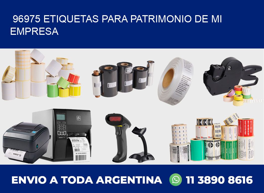 96975 ETIQUETAS PARA PATRIMONIO DE MI EMPRESA