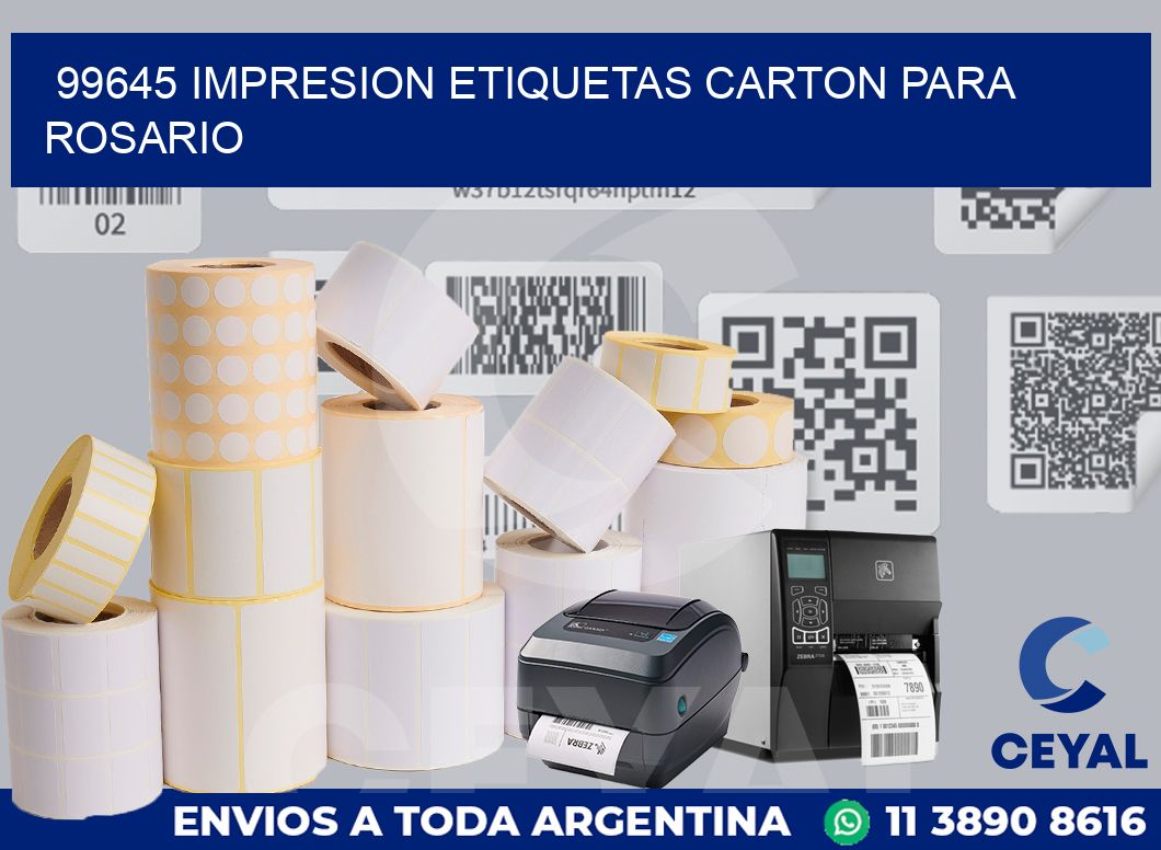 99645 IMPRESION ETIQUETAS CARTON PARA ROSARIO