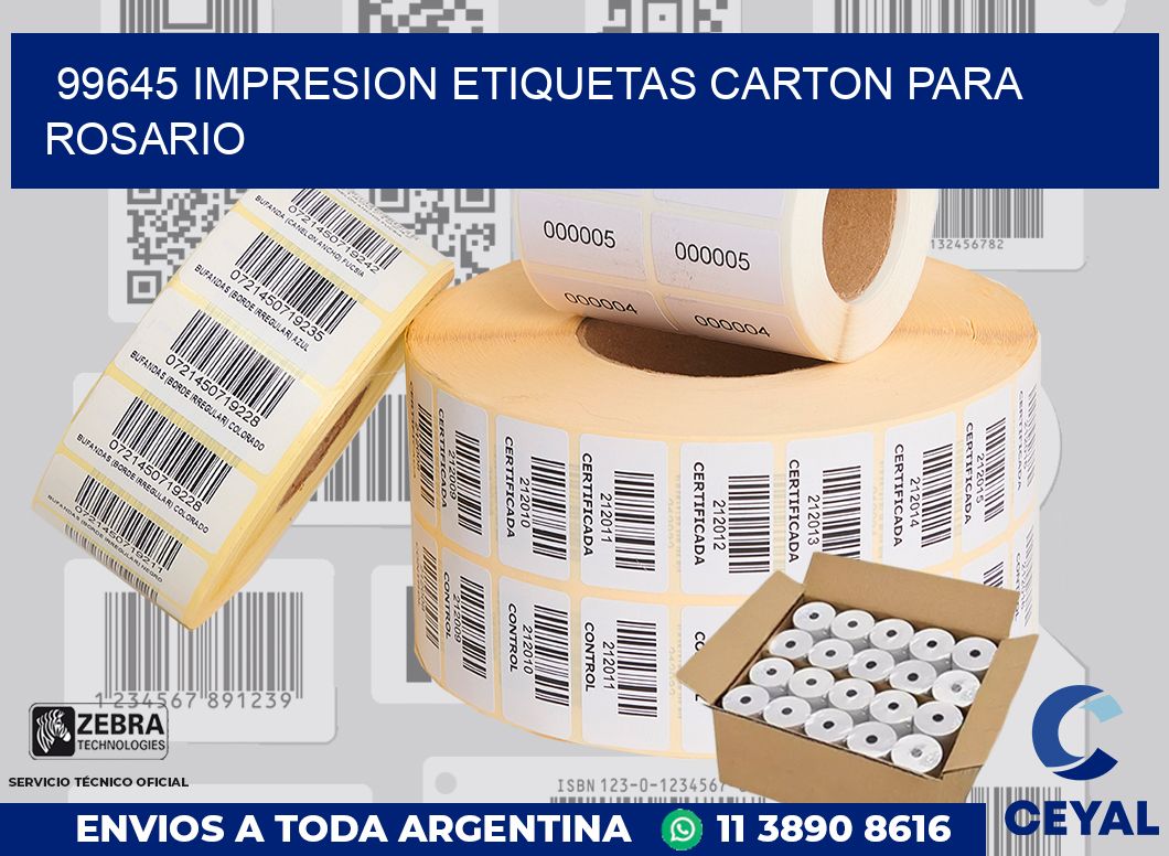 99645 IMPRESION ETIQUETAS CARTON PARA ROSARIO