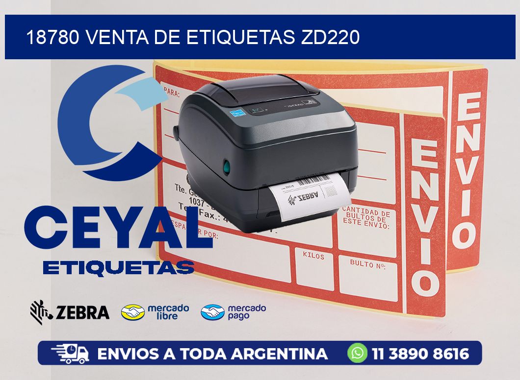 18780 VENTA DE ETIQUETAS ZD220