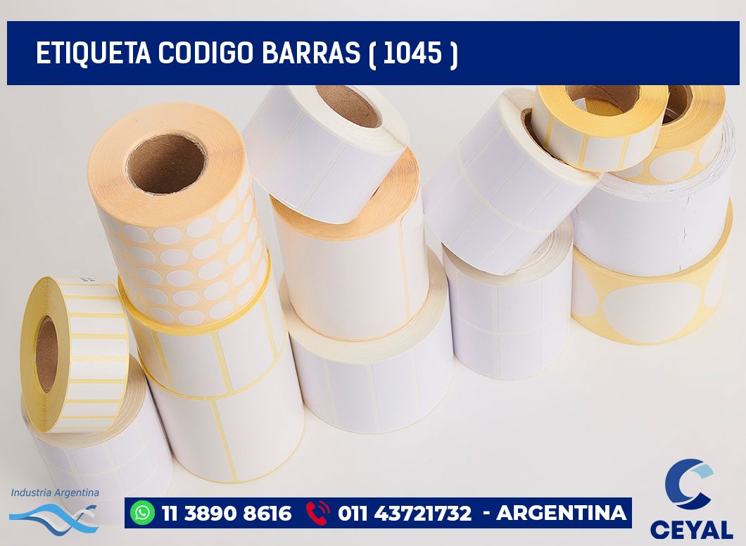 ETIQUETA CODIGO BARRAS ( 1045 )