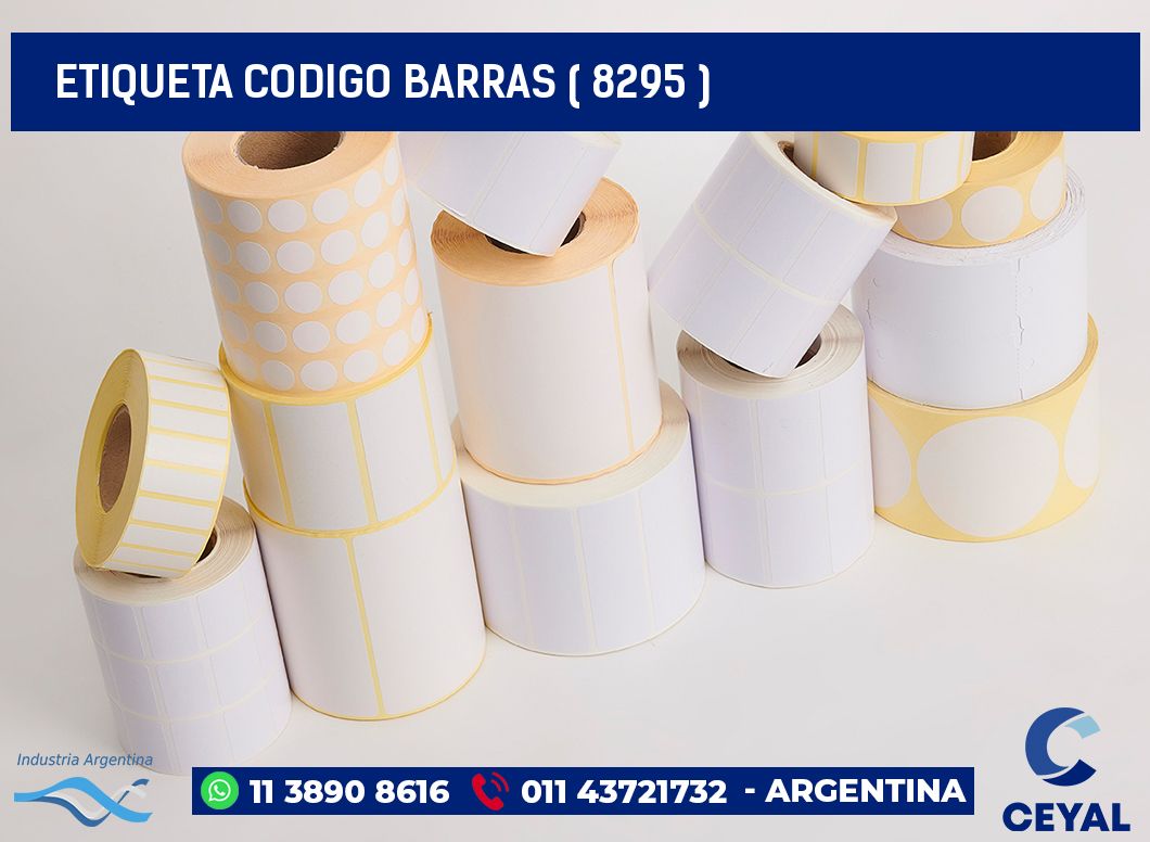 ETIQUETA CODIGO BARRAS ( 8295 )