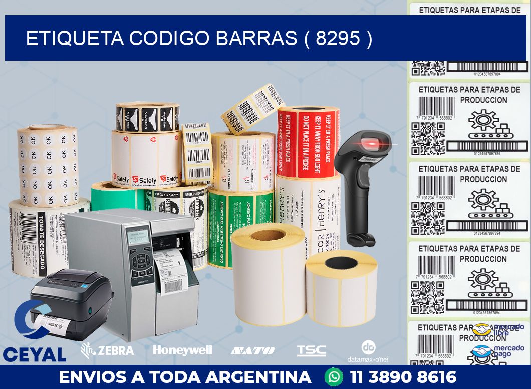 ETIQUETA CODIGO BARRAS ( 8295 )