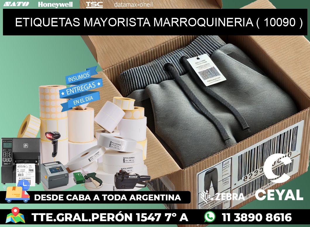 ETIQUETAS MAYORISTA MARROQUINERIA ( 10090 )