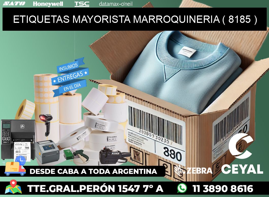 ETIQUETAS MAYORISTA MARROQUINERIA ( 8185 )