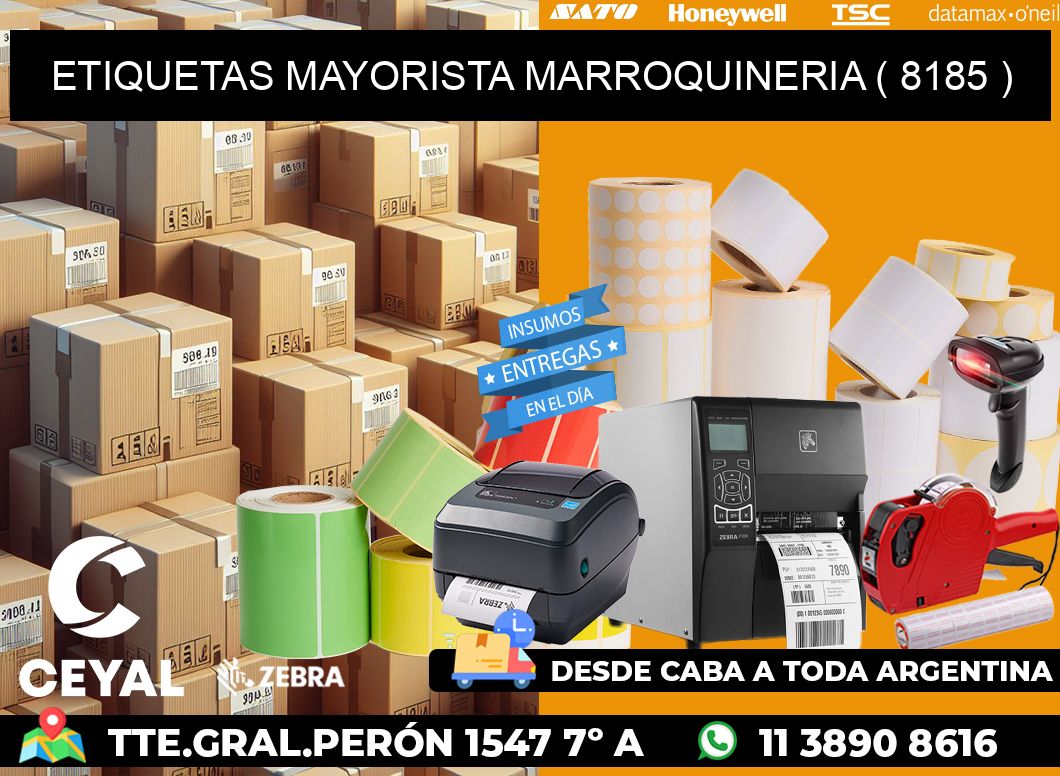 ETIQUETAS MAYORISTA MARROQUINERIA ( 8185 )