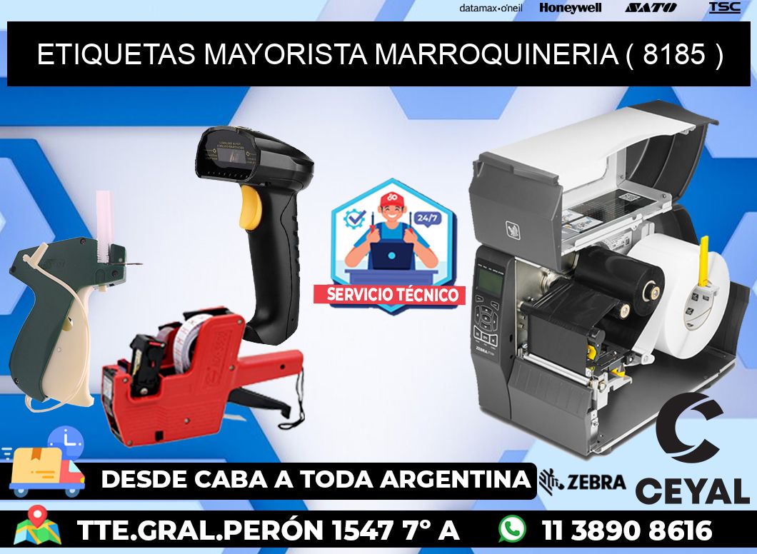 ETIQUETAS MAYORISTA MARROQUINERIA ( 8185 )