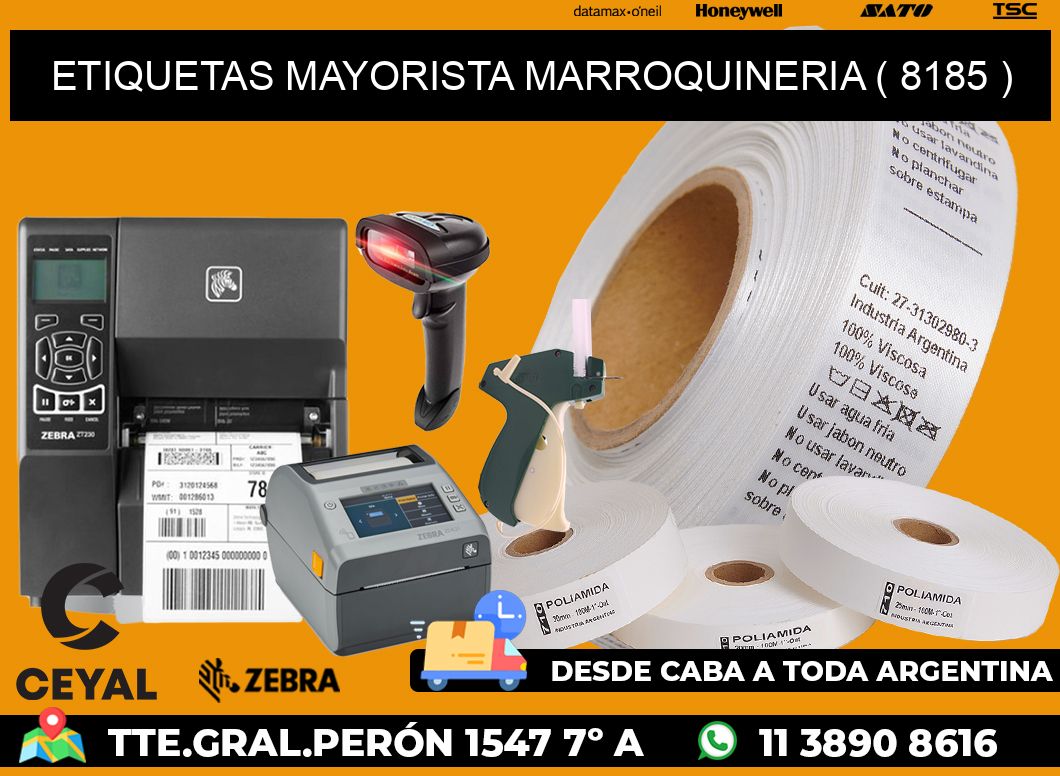 ETIQUETAS MAYORISTA MARROQUINERIA ( 8185 )