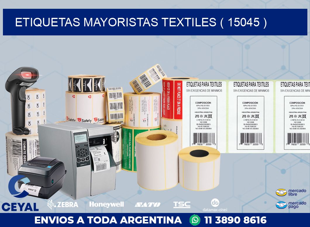 ETIQUETAS MAYORISTAS TEXTILES ( 15045 )