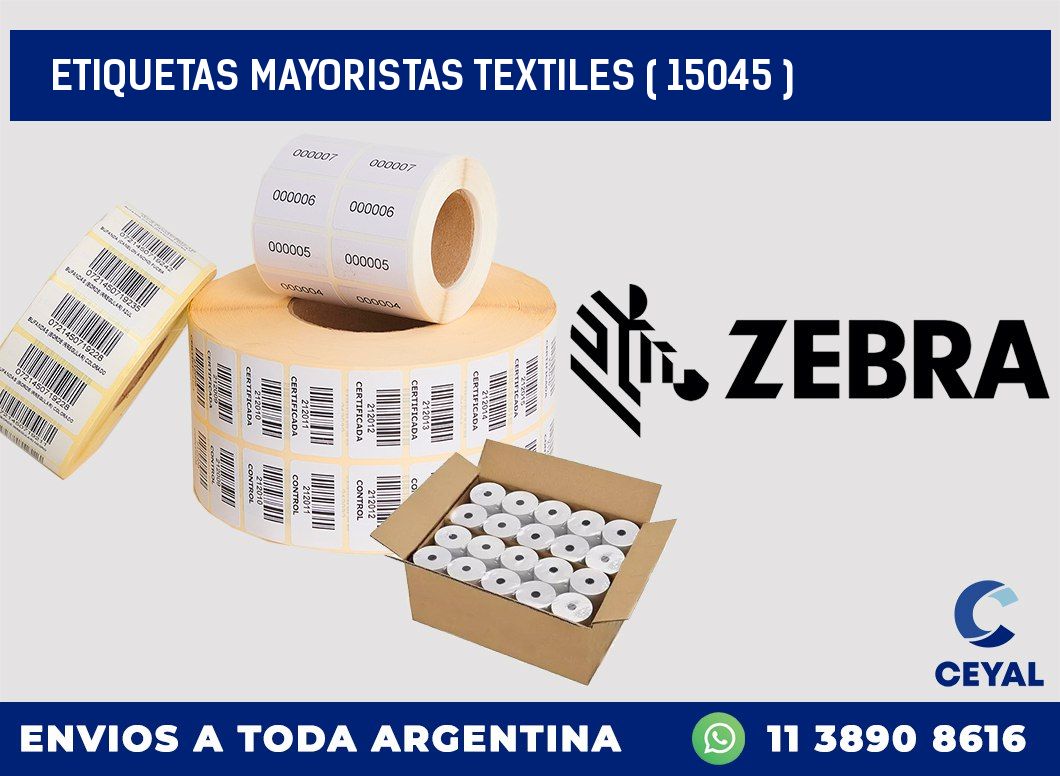 ETIQUETAS MAYORISTAS TEXTILES ( 15045 )