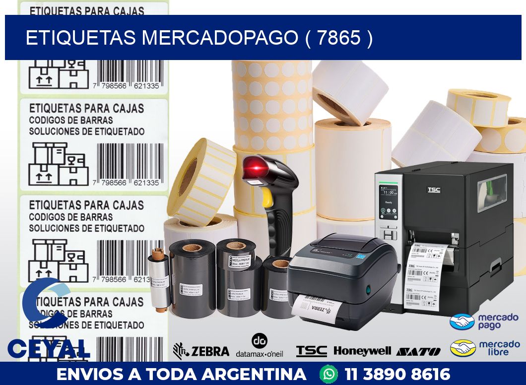 ETIQUETAS MERCADOPAGO ( 7865 )