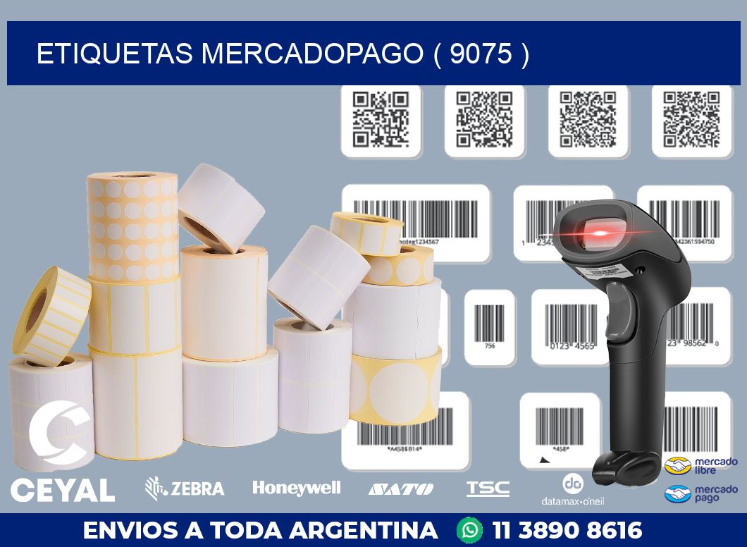 ETIQUETAS MERCADOPAGO ( 9075 )