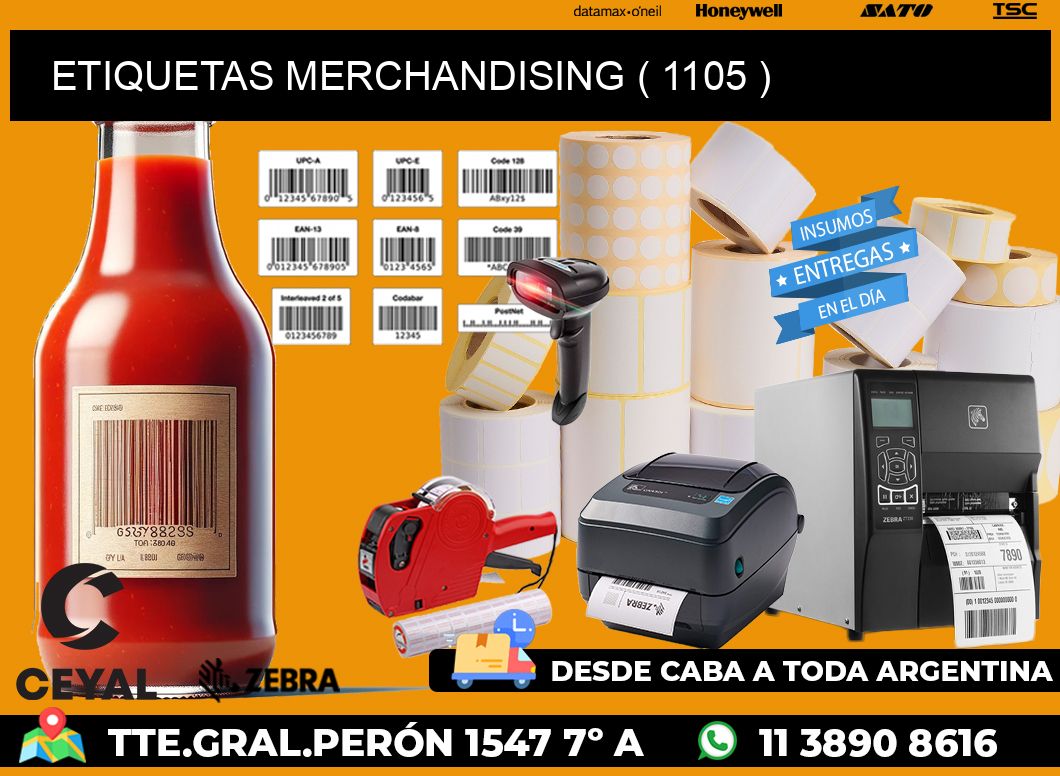 ETIQUETAS MERCHANDISING ( 1105 )