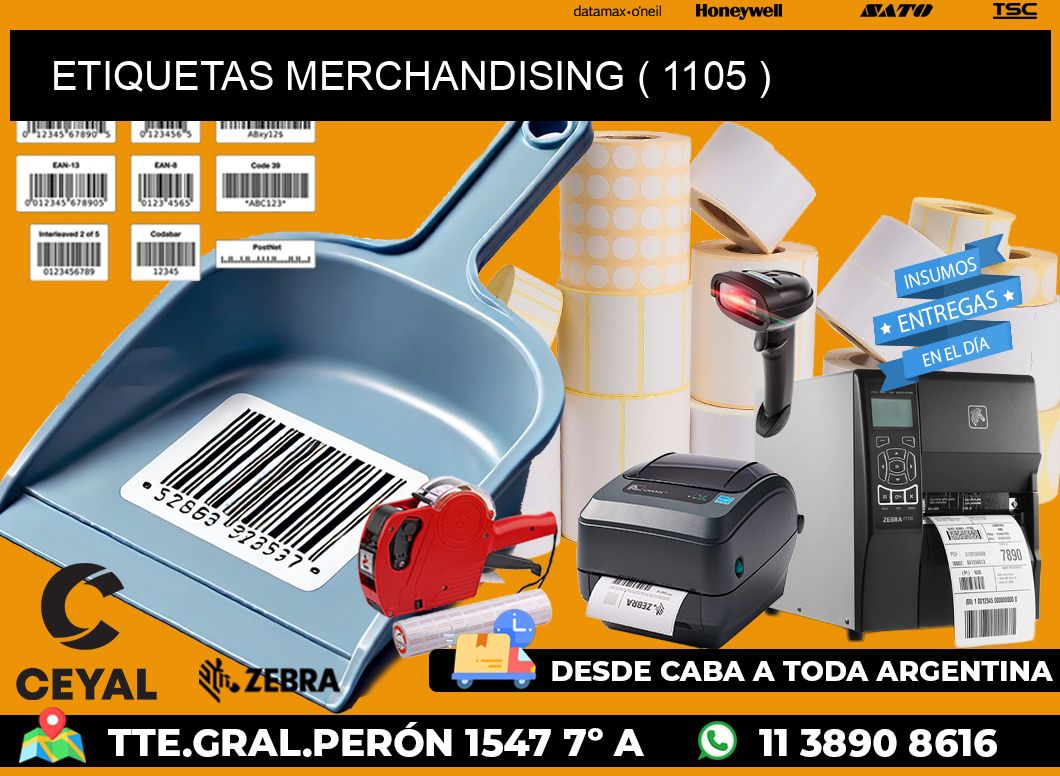 ETIQUETAS MERCHANDISING ( 1105 )