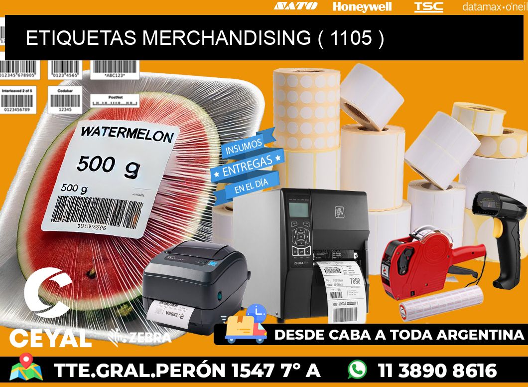 ETIQUETAS MERCHANDISING ( 1105 )