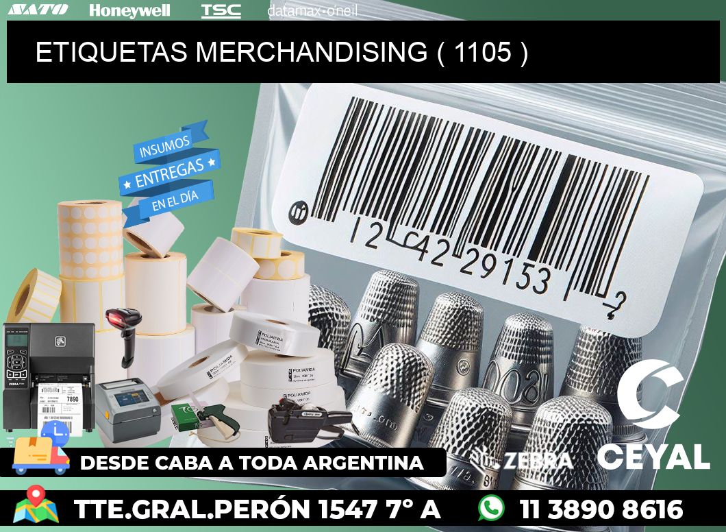 ETIQUETAS MERCHANDISING ( 1105 )