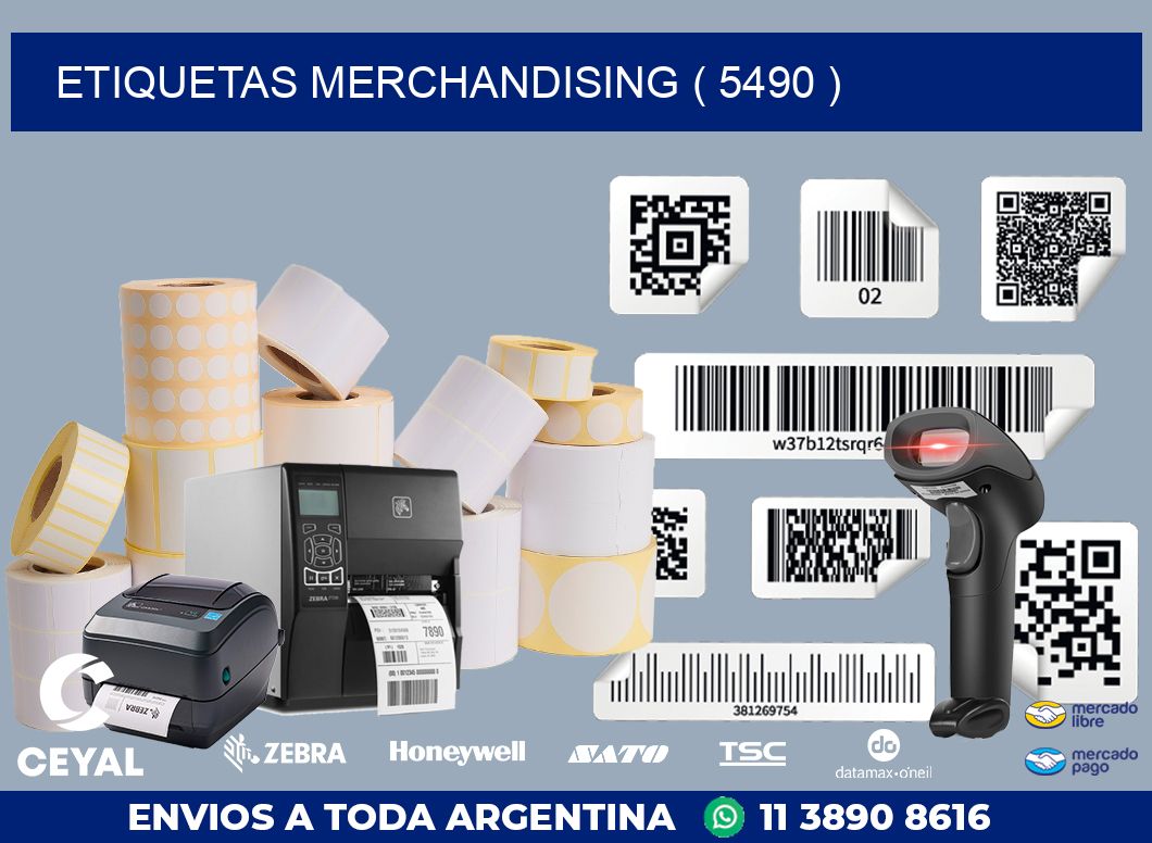 ETIQUETAS MERCHANDISING ( 5490 )