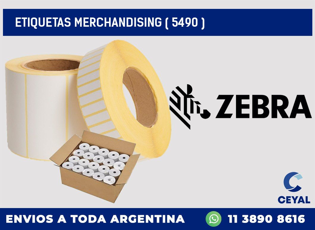 ETIQUETAS MERCHANDISING ( 5490 )