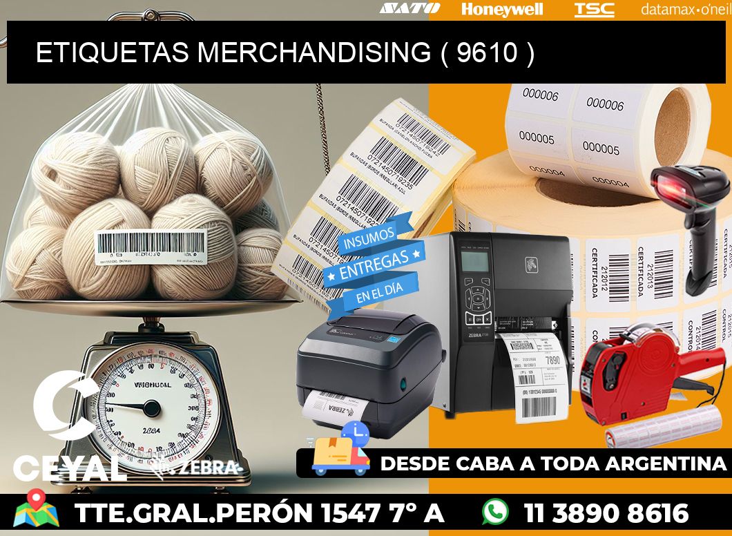 ETIQUETAS MERCHANDISING ( 9610 )