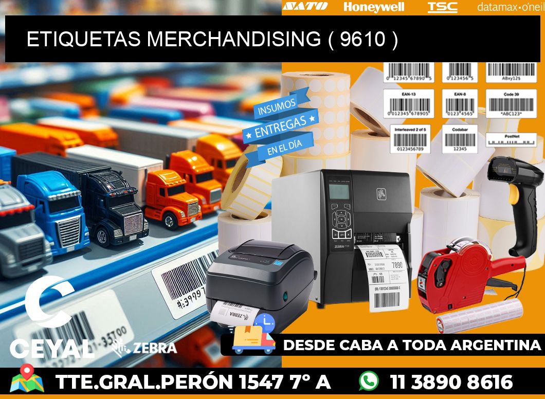 ETIQUETAS MERCHANDISING ( 9610 )