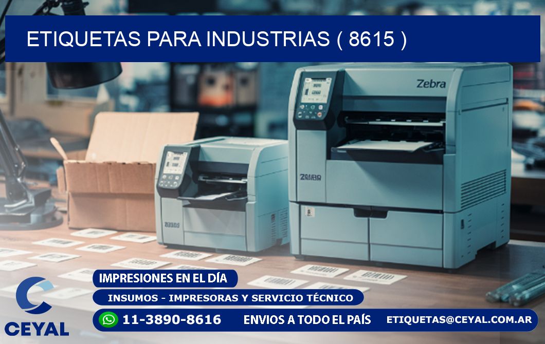 ETIQUETAS PARA INDUSTRIAS ( 8615 )