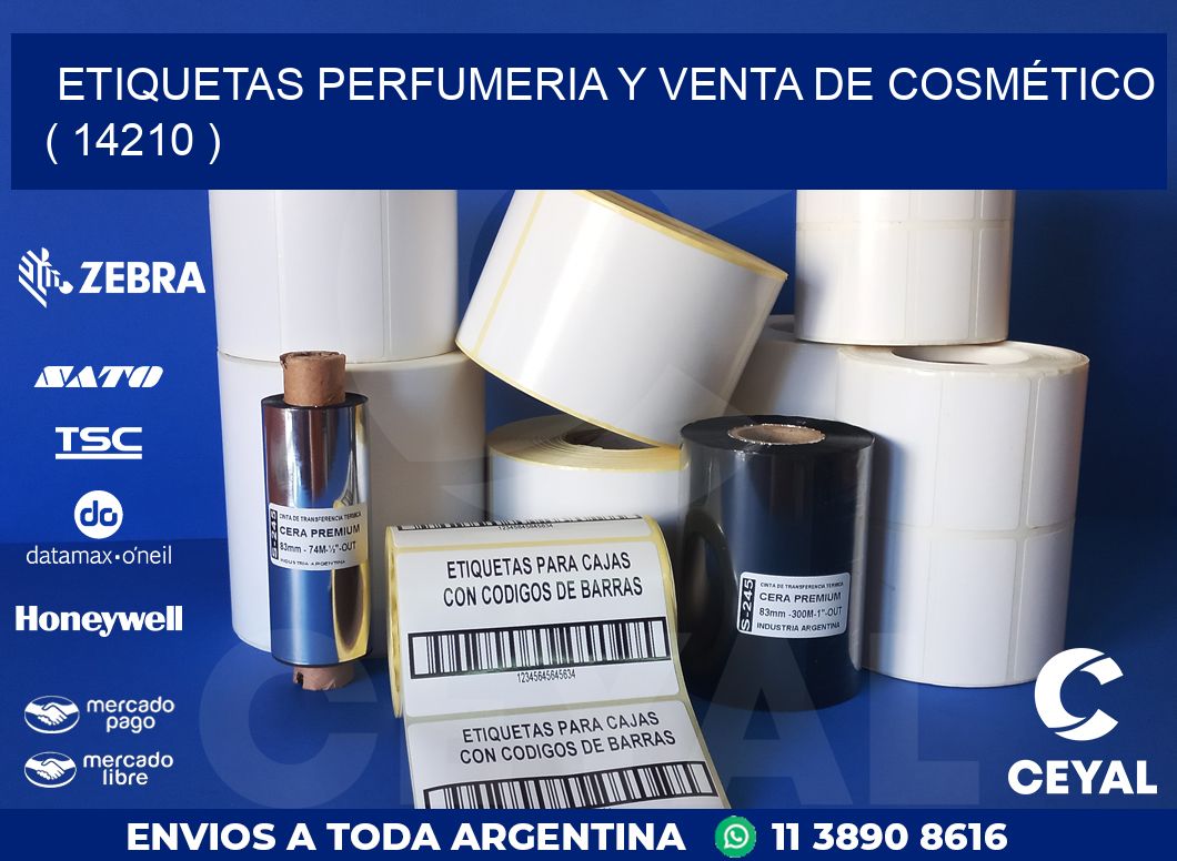 ETIQUETAS PERFUMERIA Y VENTA DE COSMÉTICO ( 14210 )