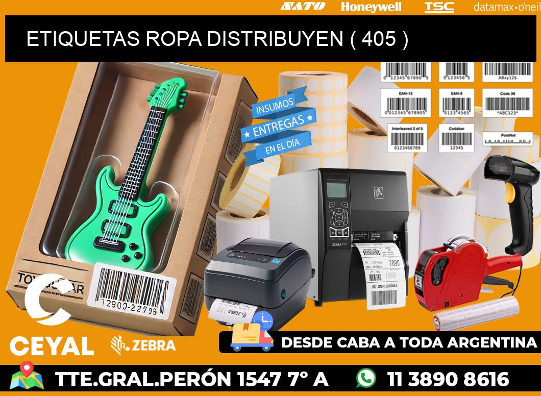 ETIQUETAS ROPA DISTRIBUYEN ( 405 )