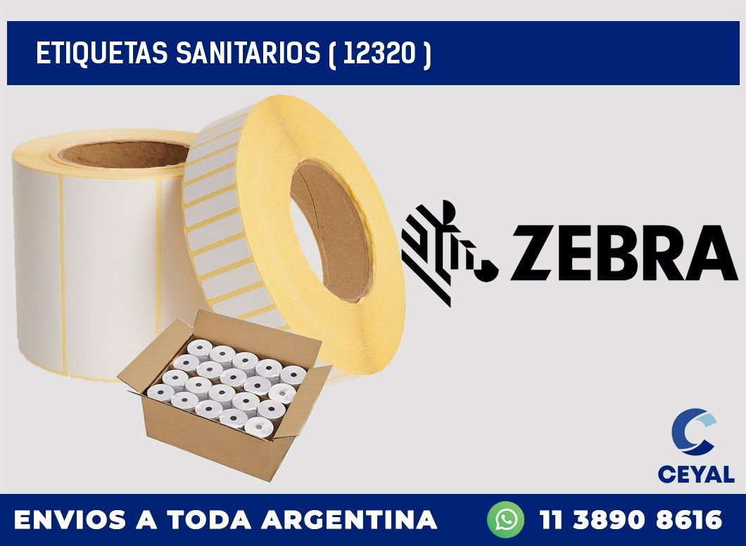 ETIQUETAS SANITARIOS ( 12320 )