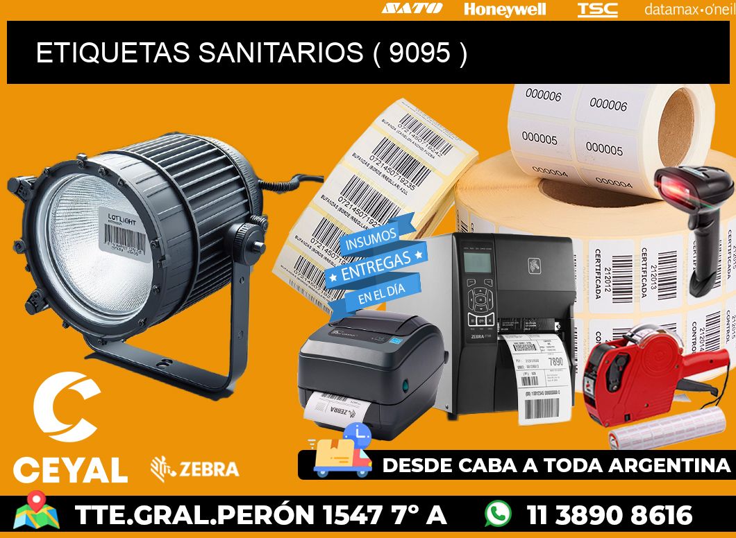 ETIQUETAS SANITARIOS ( 9095 )