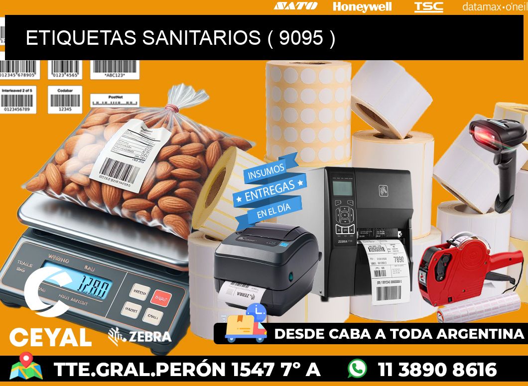 ETIQUETAS SANITARIOS ( 9095 )