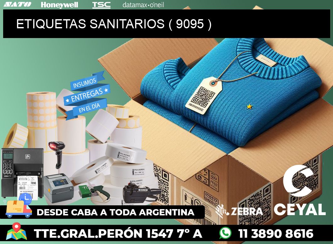 ETIQUETAS SANITARIOS ( 9095 )