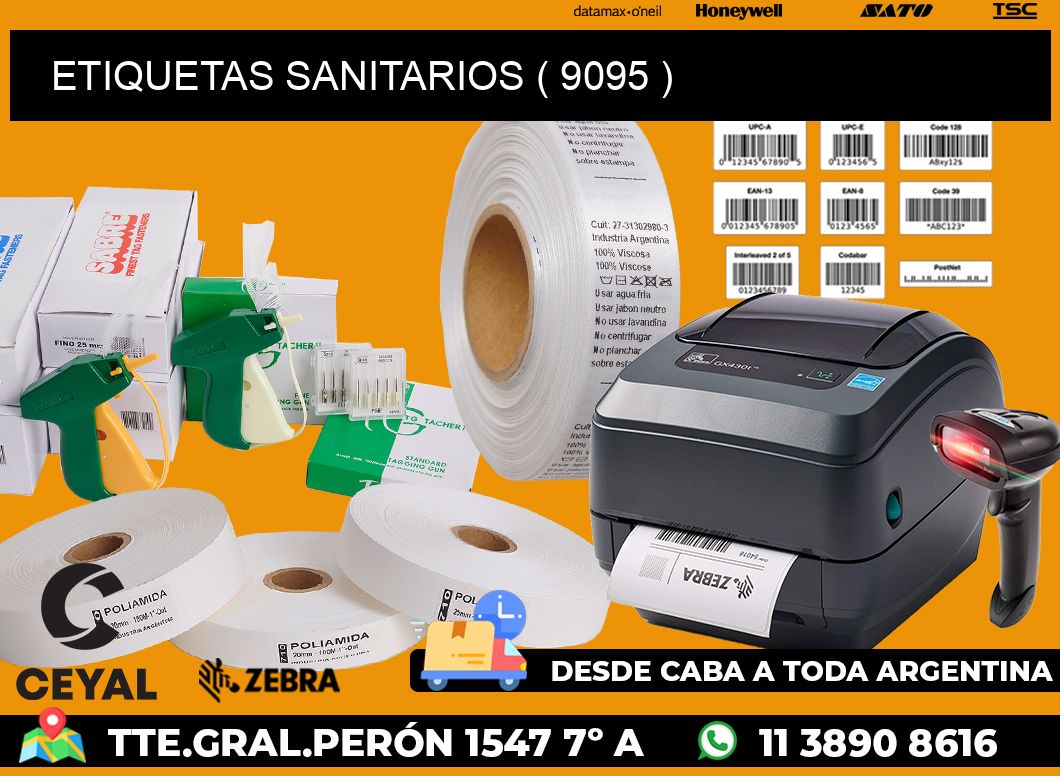 ETIQUETAS SANITARIOS ( 9095 )