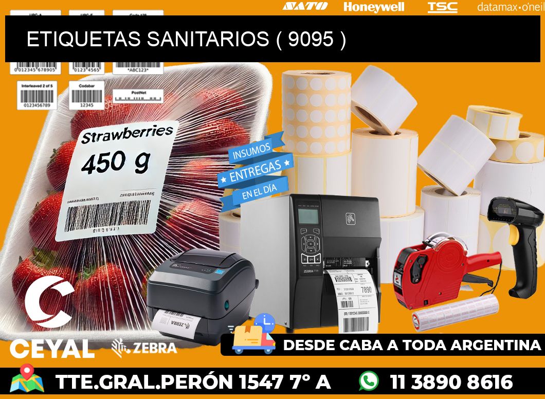 ETIQUETAS SANITARIOS ( 9095 )