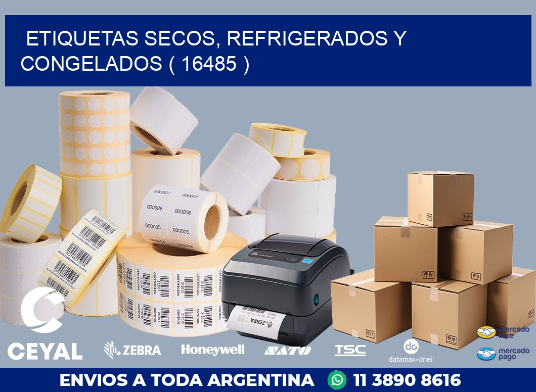 ETIQUETAS SECOS, REFRIGERADOS Y CONGELADOS ( 16485 )