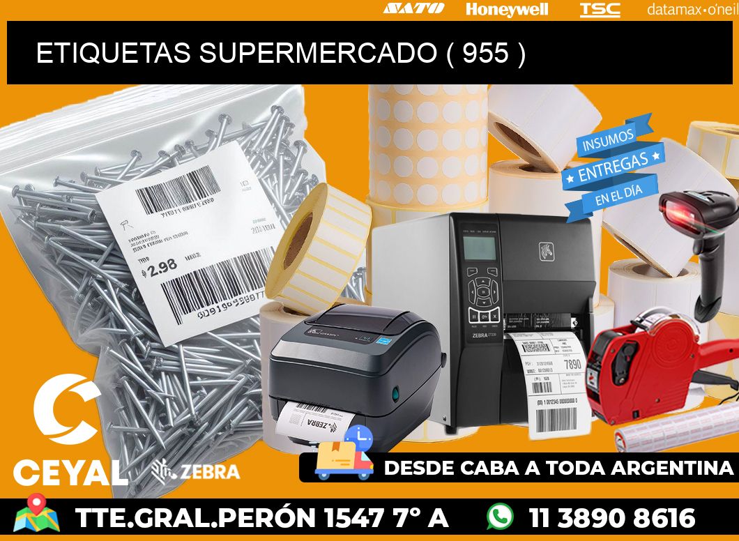 ETIQUETAS SUPERMERCADO ( 955 )