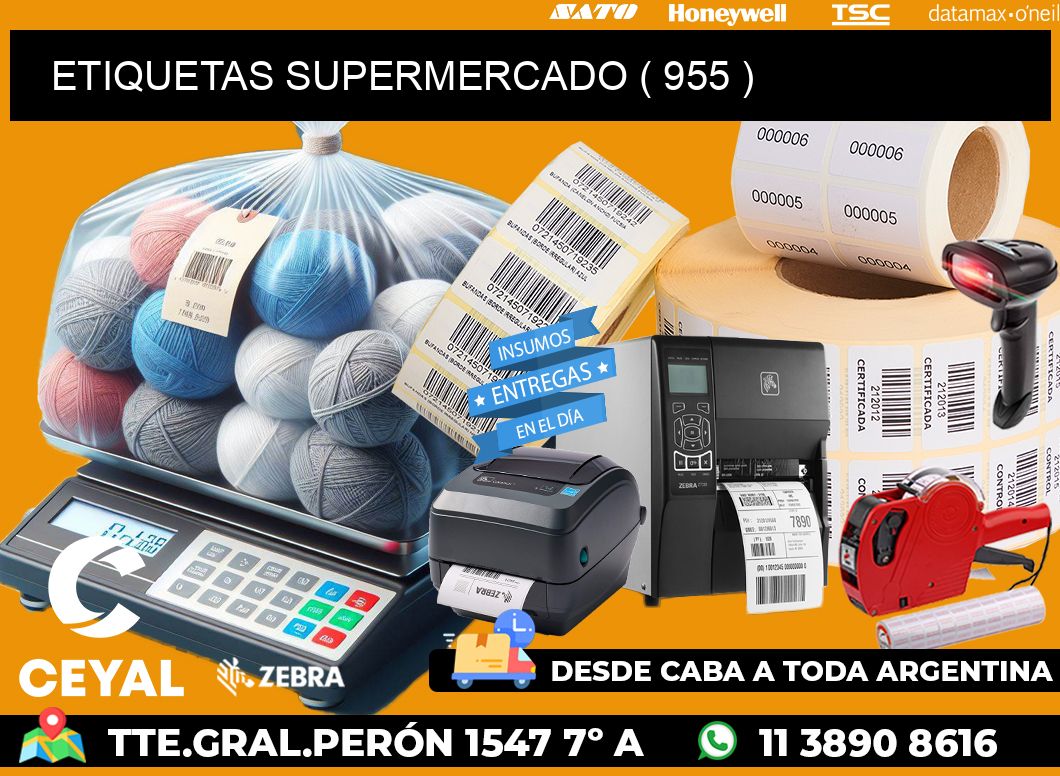 ETIQUETAS SUPERMERCADO ( 955 )