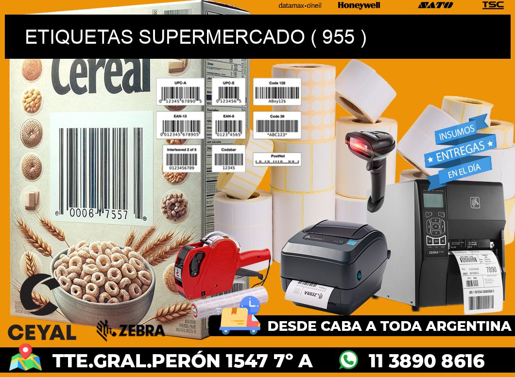 ETIQUETAS SUPERMERCADO ( 955 )