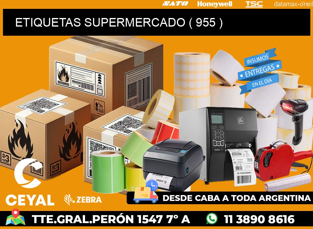 ETIQUETAS SUPERMERCADO ( 955 )