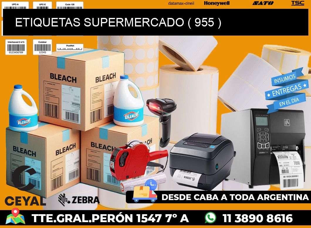 ETIQUETAS SUPERMERCADO ( 955 )