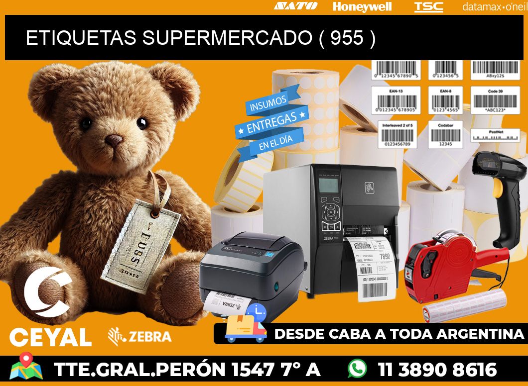 ETIQUETAS SUPERMERCADO ( 955 )