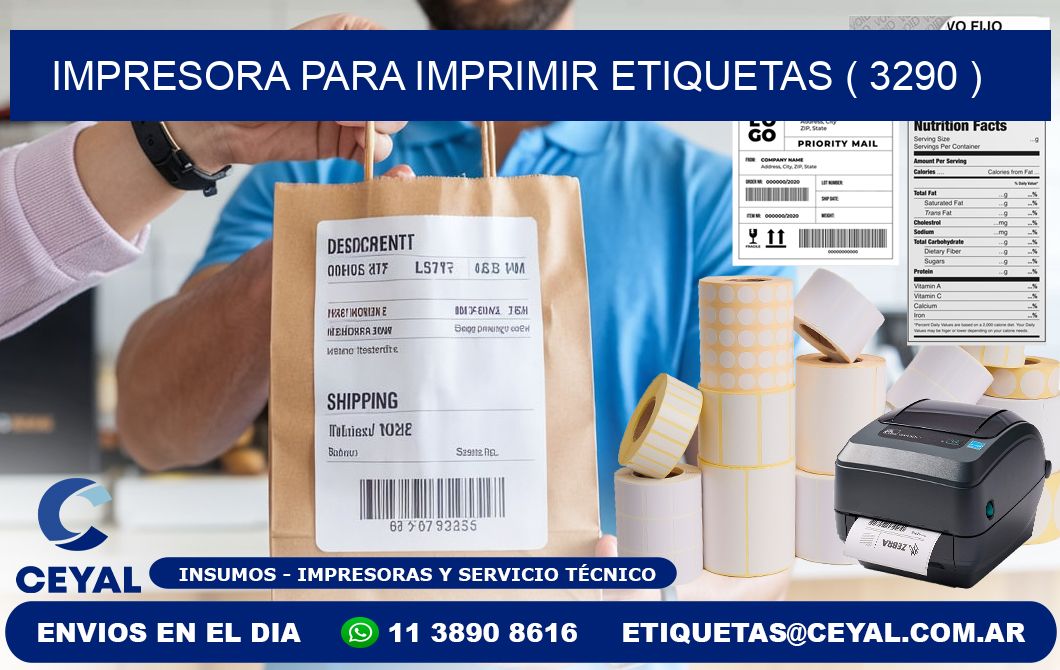 IMPRESORA PARA IMPRIMIR ETIQUETAS ( 3290 )