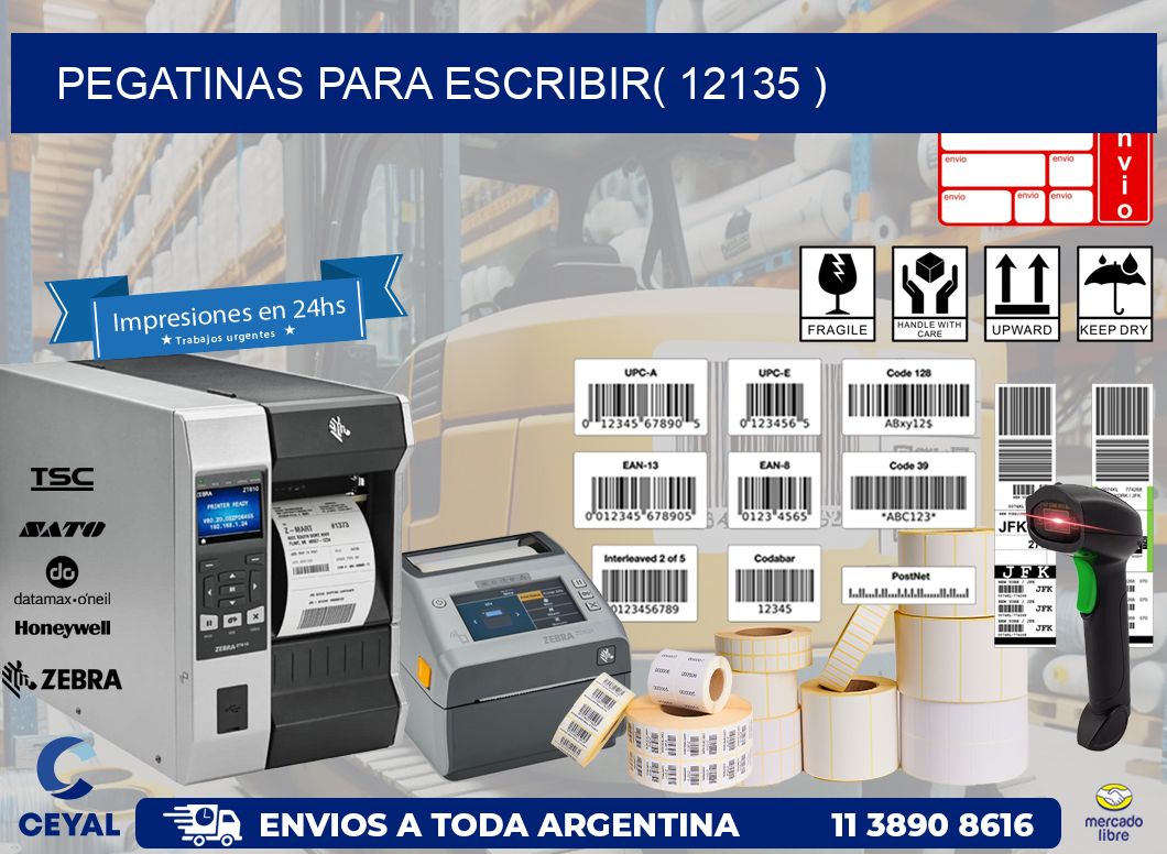 PEGATINAS PARA ESCRIBIR( 12135 )