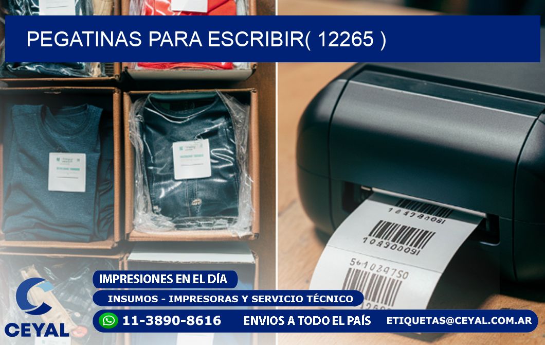 PEGATINAS PARA ESCRIBIR( 12265 )