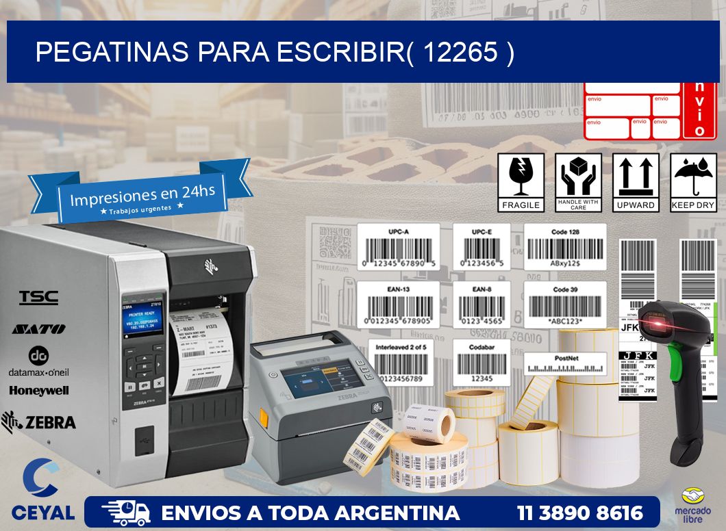 PEGATINAS PARA ESCRIBIR( 12265 )