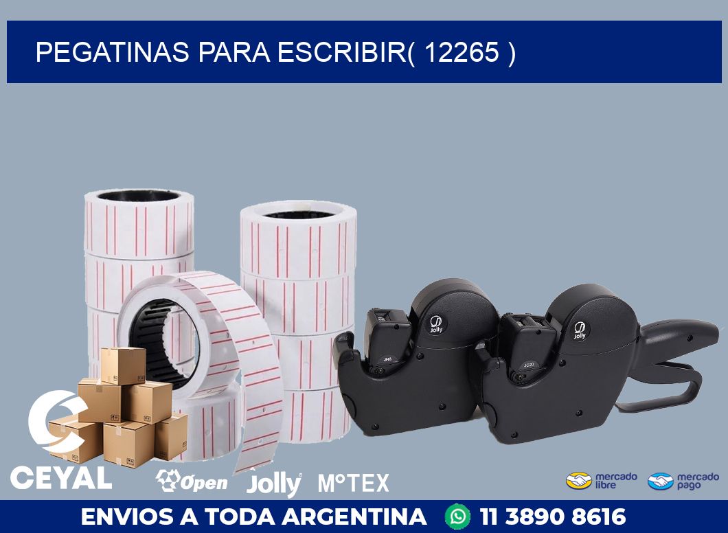 PEGATINAS PARA ESCRIBIR( 12265 )